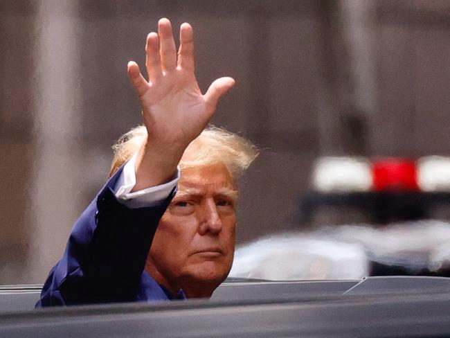 Former US President and Republican presidential candidate Donald Trump leaves Trump Tower in New York City on May 31, 2024. Donald Trump became the first former US president ever convicted of a crime after a New York jury found him guilty on all charges in his hush money case, months before an election that could see him yet return to the White House. (Photo by Kena Betancur / AFP)