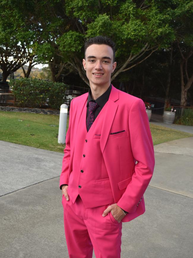 Izaac Bridge at Runcorn State High School 2023 formal. Photos: Georgie Walker.
