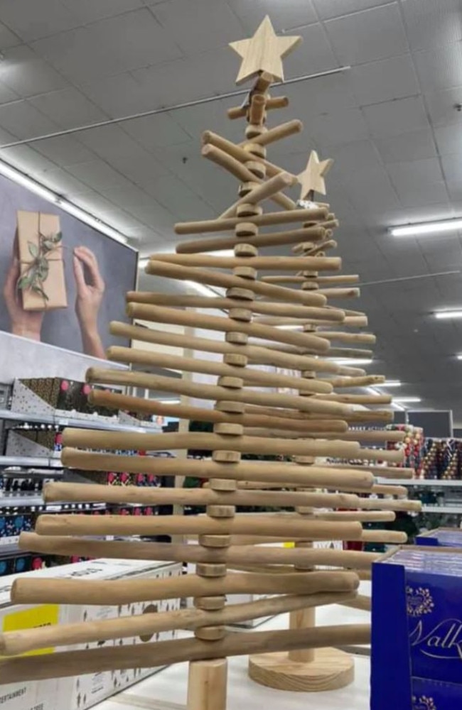 Target's $89 wooden tree has divided people. Picture: Facebook.