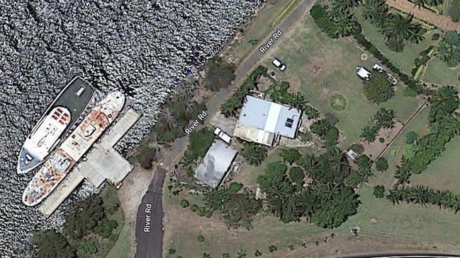 The site of the proposed development at 12 River Road, Palmers Island. Photo: Google Maps