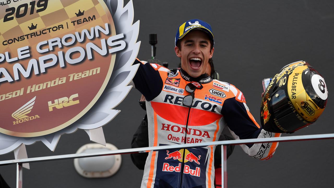 Marc Marquez will remain at Repsol Honda for another four years.