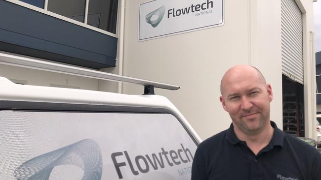 Flowtech at Meadowbrook will test all protective masks coming into Queensland. .