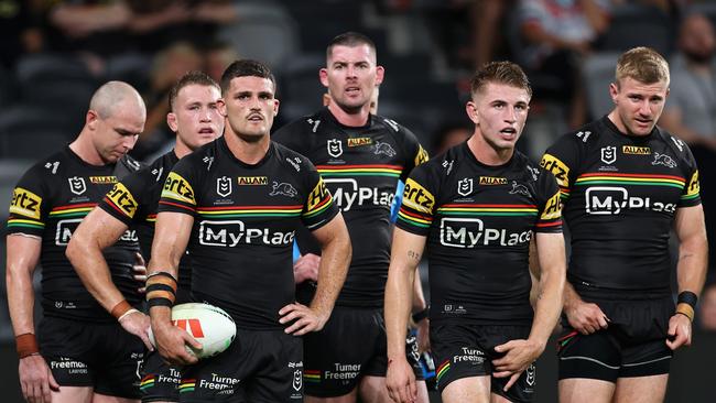 The Panthers produced one of their worst performances in years as the Roosters held on for one of the biggest upsets of all time. Picture: Cameron Spencer/Getty Images