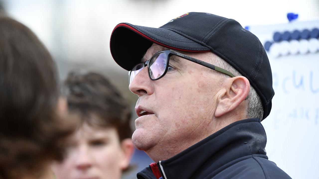 Brighton Grammar coach Simon McPhee. Picture: Andrew Batsch