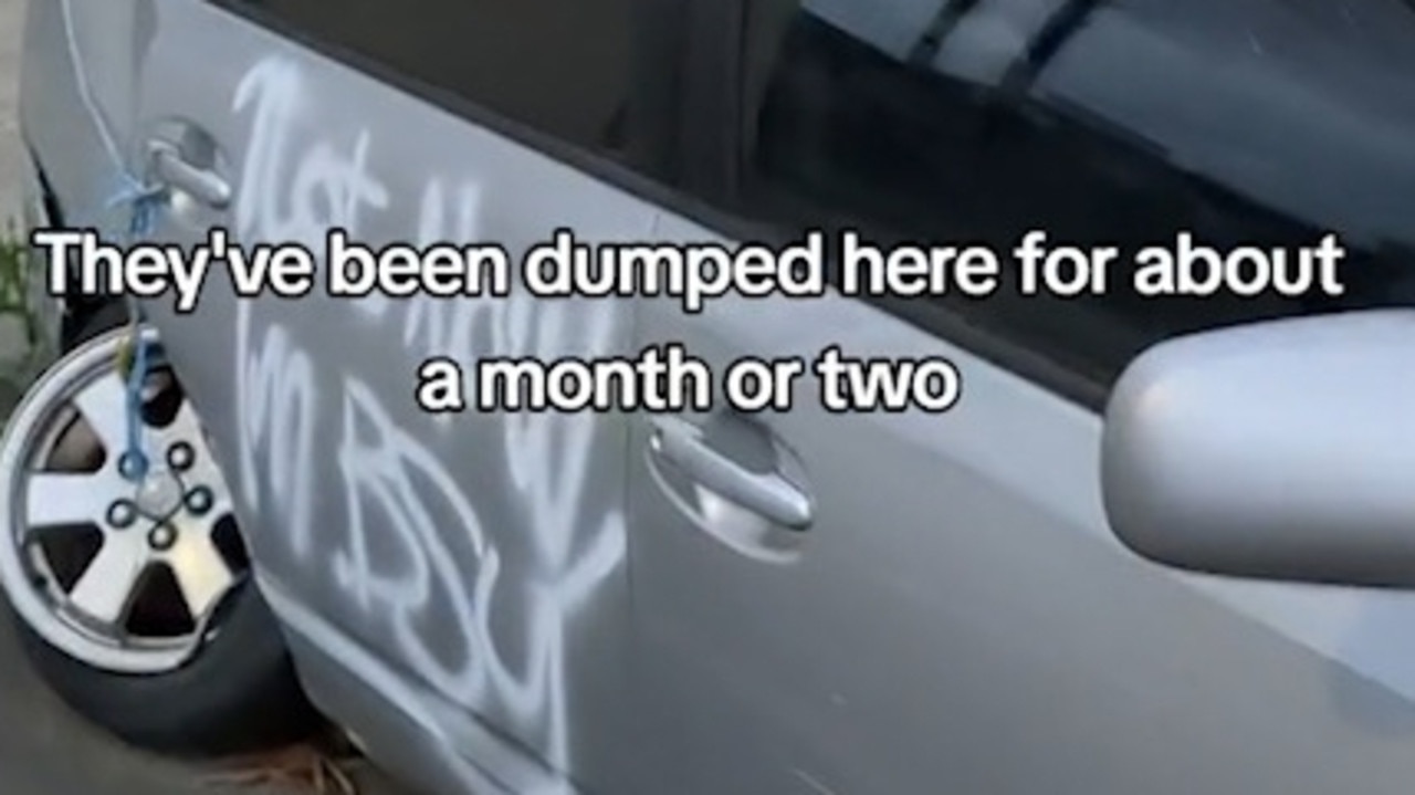 Dumped cars take up precious parking spots at Mitcham station