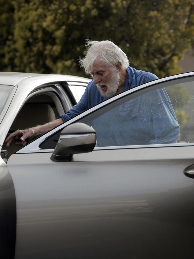 Van Dyke pictured driving again in February 2022. Picture: Coleman-Rayner