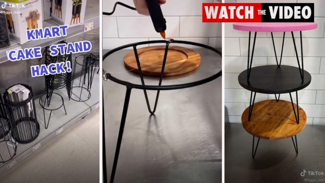 A popular cake maker has discovered a Kmart cake stand hack for less than $10.