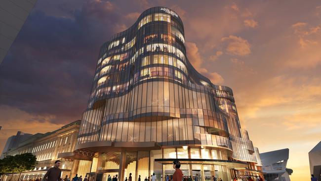 Losing bet: The new Eos by SkyCity hotel at Adelaide Casino which will open in late 2020.