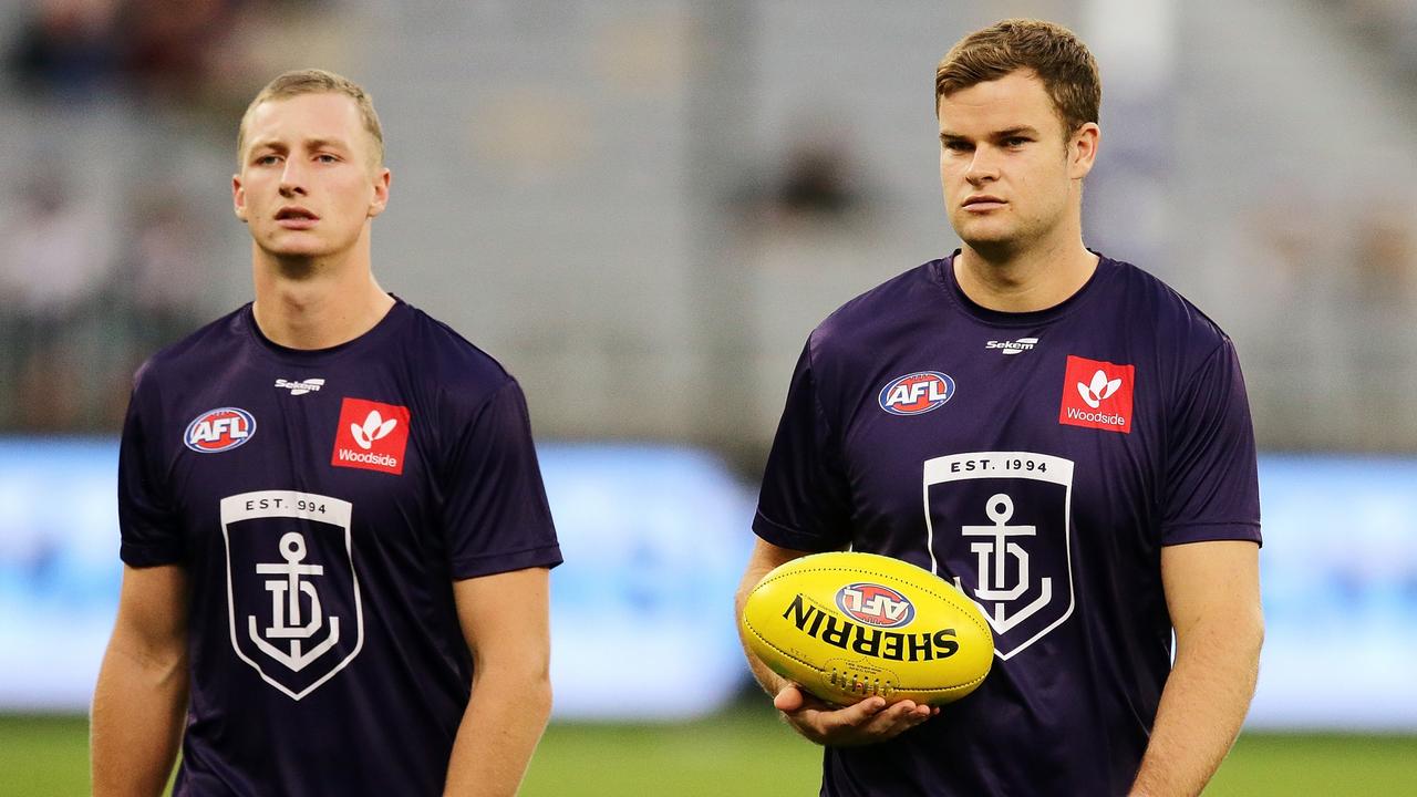 What can Sean Darcy, right, do in KFC SuperCoach? Picture: Will Russell/AFL Photos