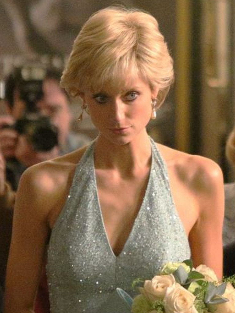 Aussie actress Elizabeth Debicki portrays Princess Diana in The Crown Season 5. Picture: Netflix