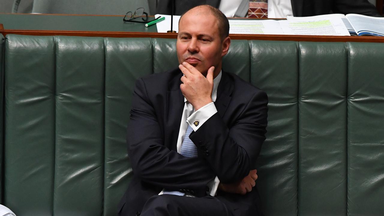 Treasurer Josh Frydenberg pictured on March 18. (Photo by Sam Mooy/Getty Images)