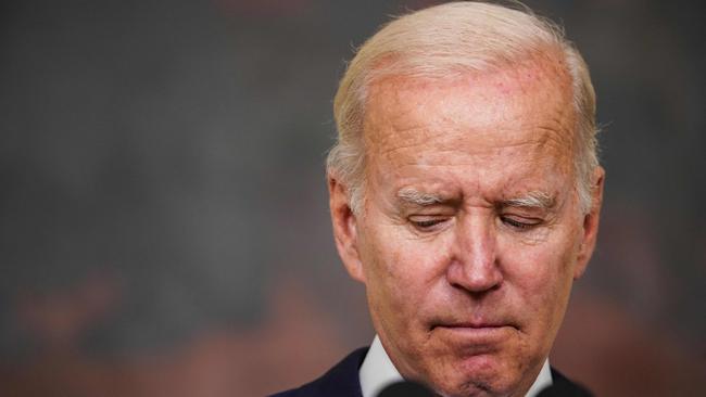 Joe Biden’s latest blunder isn’t the first time he has screwed up his job title. Picture: AFP