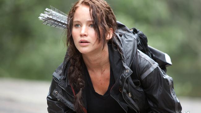 A young Jennifer Lawrence as Katniss Everdeen in The Hunger Games. Picture: Lionsgate