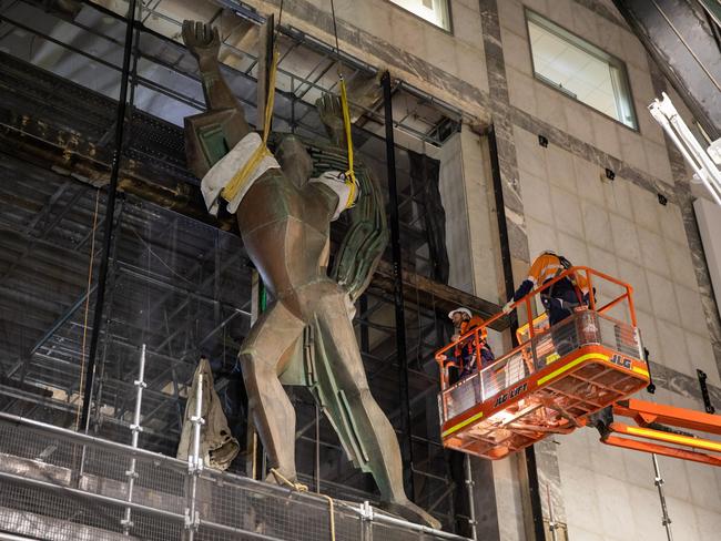 Sign of Progress in Rundle Mall