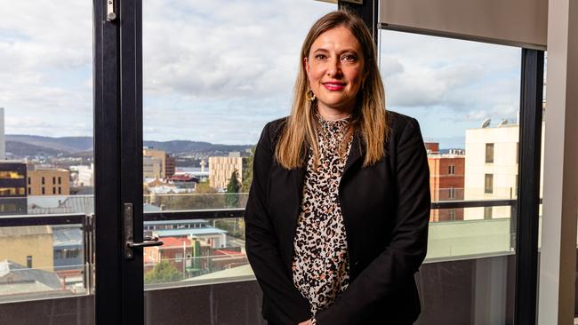 ANMF Secretary Emily Shepherd at the ANMF offices in Hobart. Picture: Linda Higginson