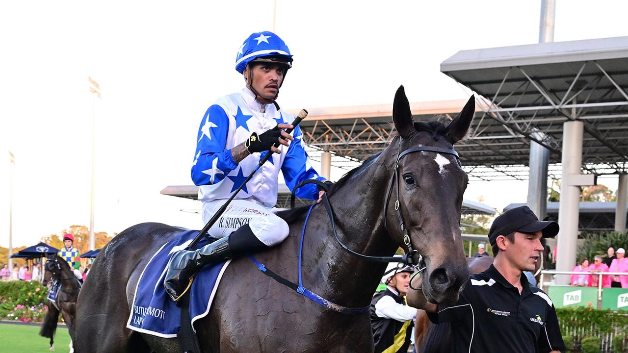 Ronald Simpson rides South Bullaway at Coonamble. Picture: Grant Peters - Trackside Photography.