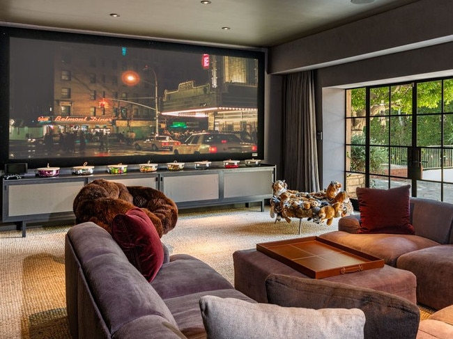 Now that’s a big-screen TV. Picture: Mansion Global.