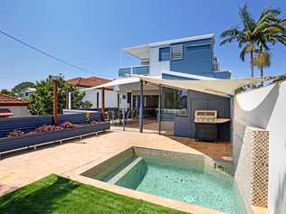 PRIME POSITION: The Alexandra Headland home features a tiled retreat opening to a covered deck with views from Alex Forest straight out to the ocean in front of Alex Surf Club.