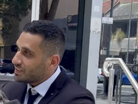 Phillip Marano outside Bankstown Local Court