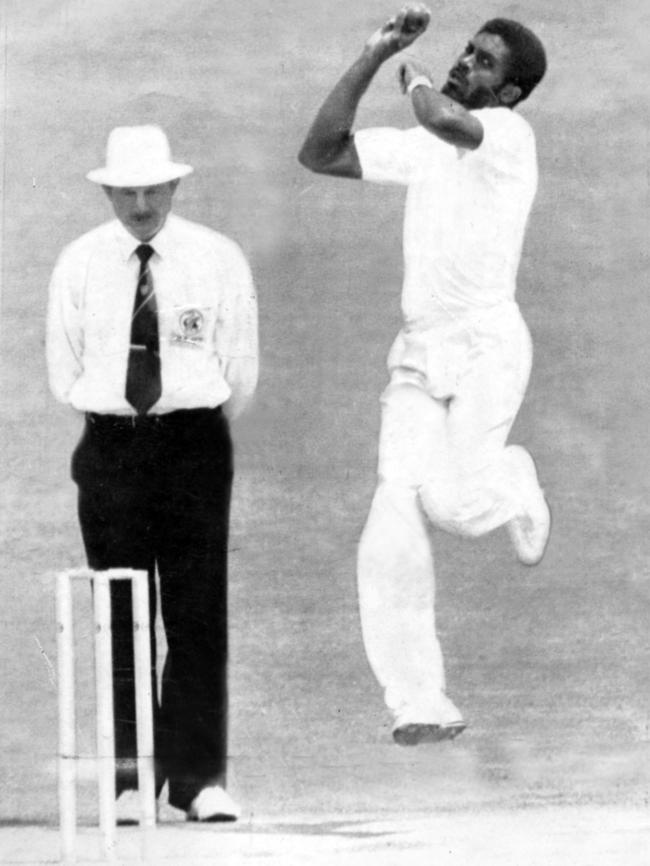 Michael Holding in 1984. Picture: Ray Titus