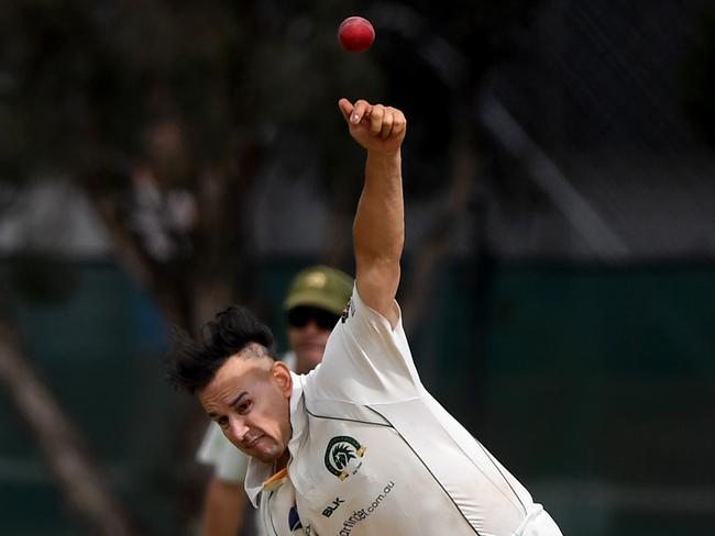 Muhammad Saeed starred with the ball for Box Hill. Picture: Andy Brownbill