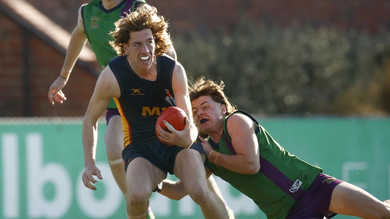 Western Bulldogs father-son prospect Jordan Croft is firmly in the frame to be a top-15 pick on draft night. Picture: Getty Images