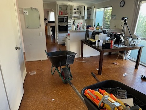 This photo was taken after cleaning crews had been through the property. Picture: Supplied