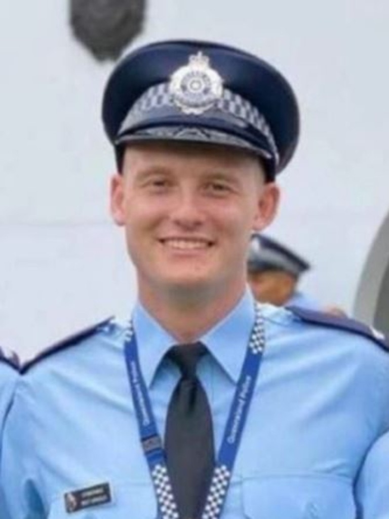 Constable Matthew Arnold was killed alongside his colleague when the pair attended a rural property to conduct a welfare check. Picture: Supplied