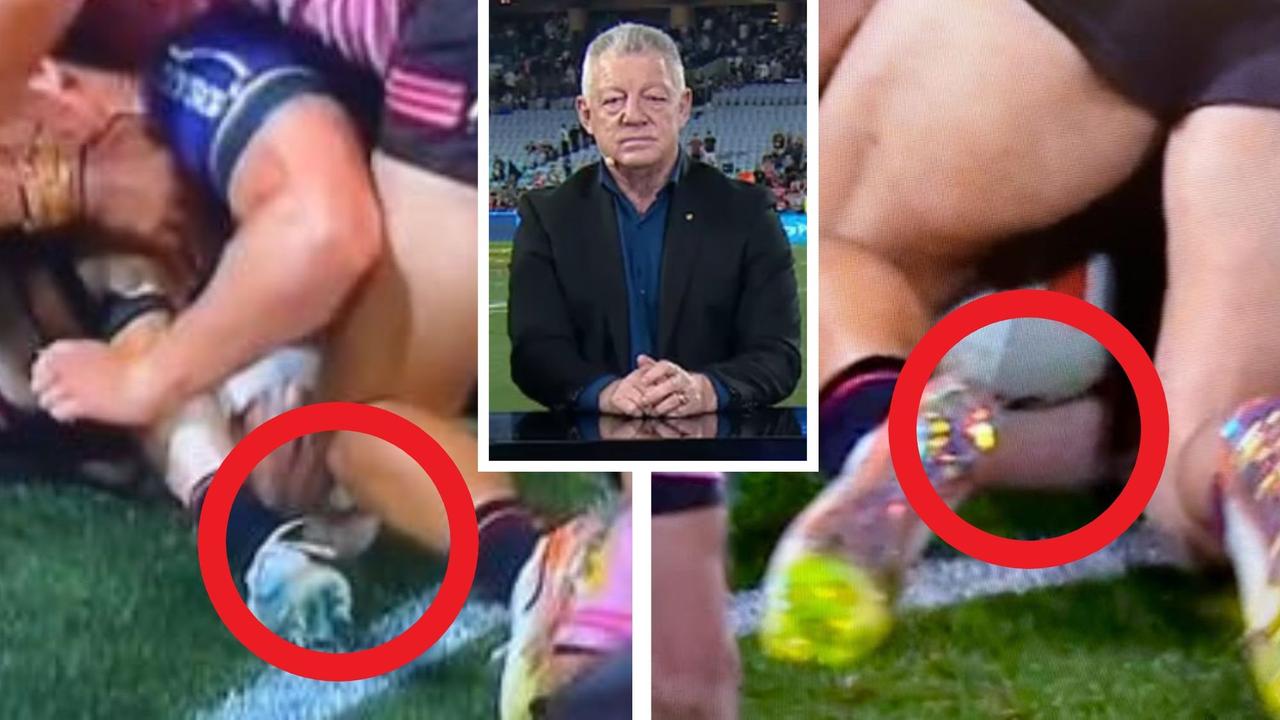 Phil Gould said the images online had been "doctored". Photo: Channel 9