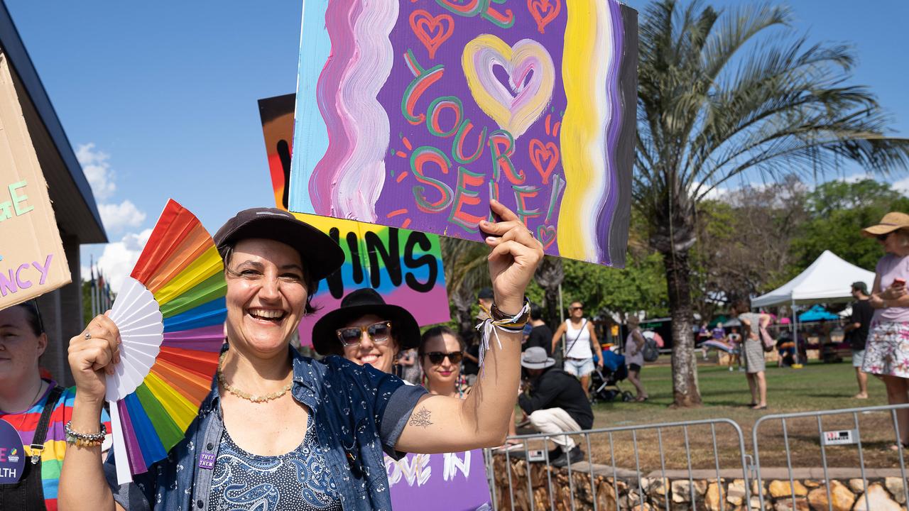 Thousands attended the 2023 Top End Pride March through Darwin City on Saturday, June 24. Picture: Pema Tamang Pakhrin