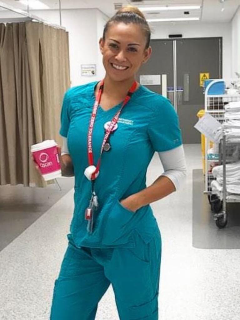 She was working as a nurse when she decided to change her life. Picture: Instagram/NadineMuller