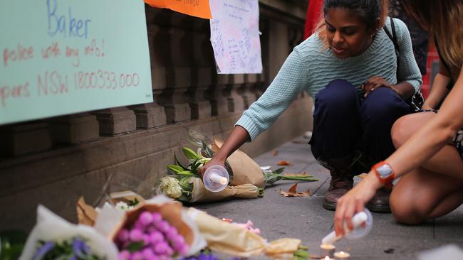 Vigils were held for the murdered dentist. Picture: AAP