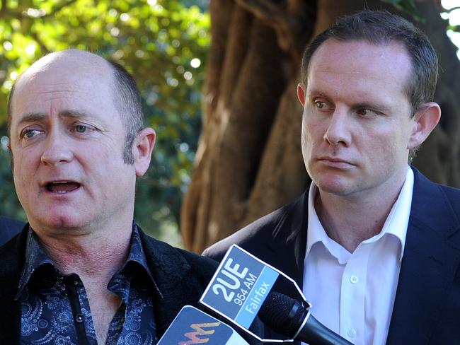 Hoodoo Gurus frontman Dave Faulkner and Inner West Mayor Darcy Byrne fighting to save live music in Sydney.