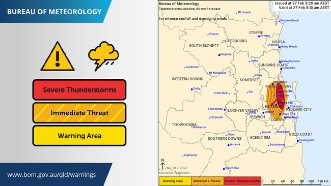 Another severe weather warning has been issued for Queensland. Picture: BOM.