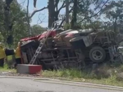 Kundle Kundle firetruck crash near Tarree.