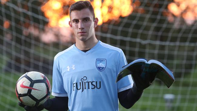 Young Sydney FC Academy player and goalie Adam Pavlesic will be sitting his school exams overseas withy the Joeys at the World Cup.