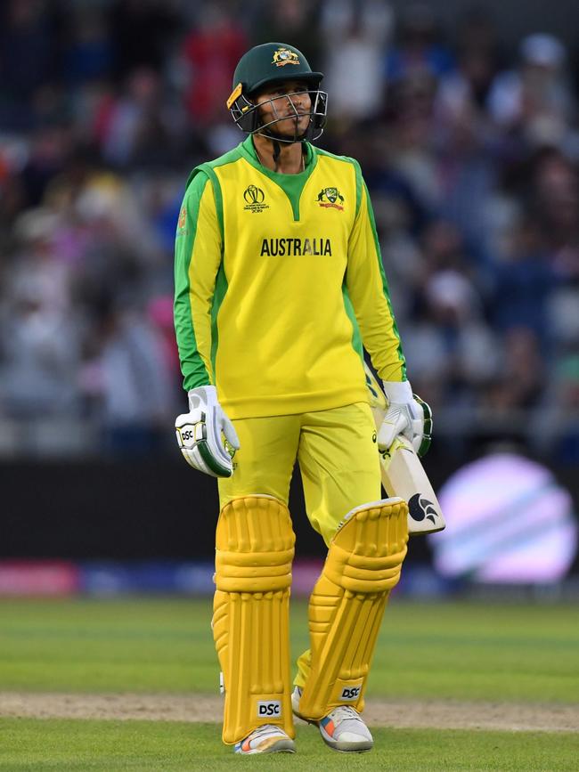 Australia's Usman Khawaja. Picture: PAUL ELLIS/AFP