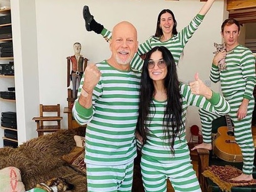 Bruce Willis and Demi Moore lived together during the pandemic. Picture: Instagram