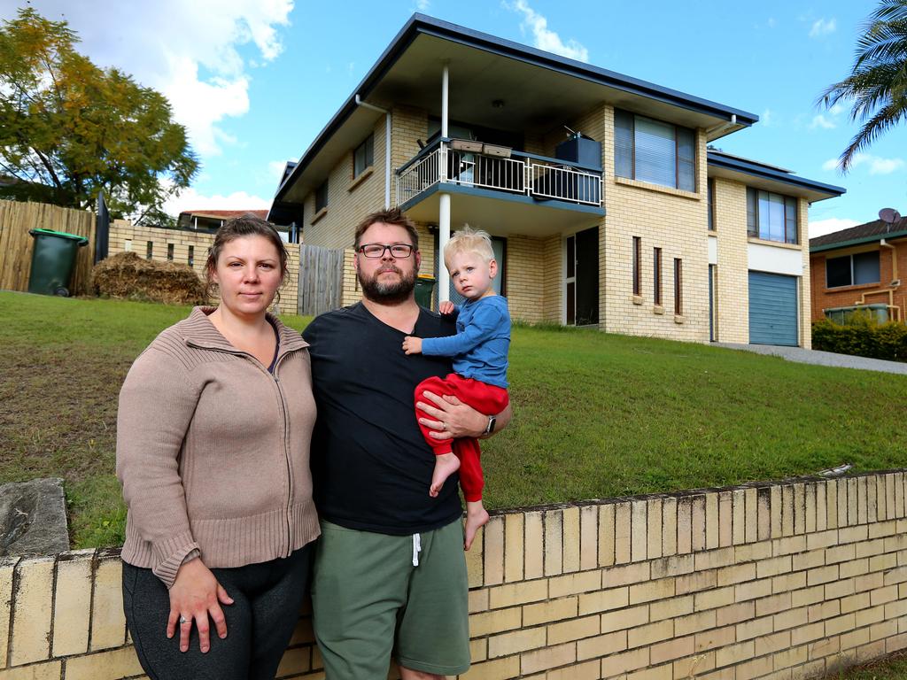 Matt, Amanda Edwards and their son pictured from Bunny street, Everton Park received a letter. Picture David Clark