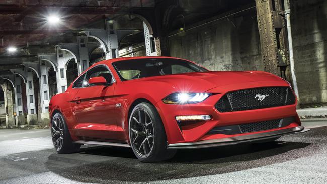 The 2018 Ford Mustang (overseas model shown). Picture: Supplied.