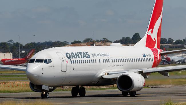 SYDNEY, AUSTRALIA - NewsWire Photos FEBRUARY 22, 2024: Generic photos of QANTAS planes at Sydney Airport today Picture: NCA NewsWire / David Swift