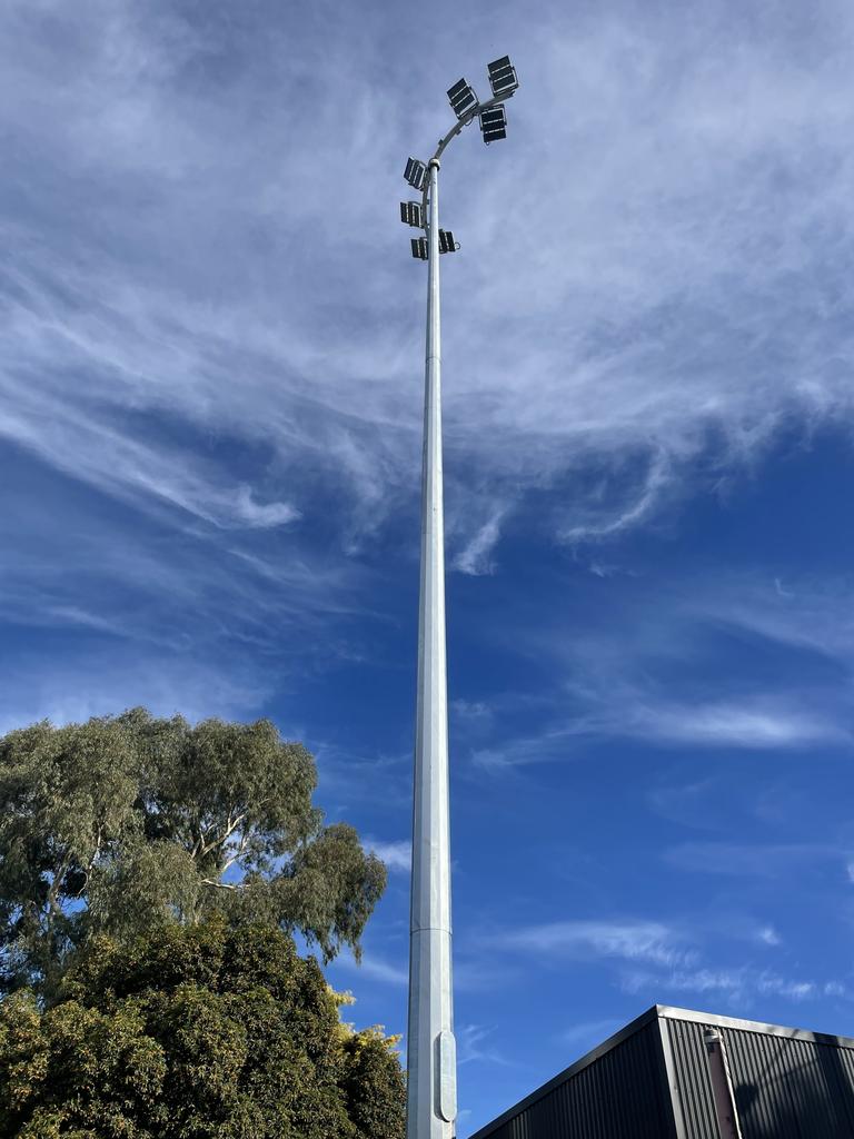 Glandore residents have been left blinded by light towers installed by ...