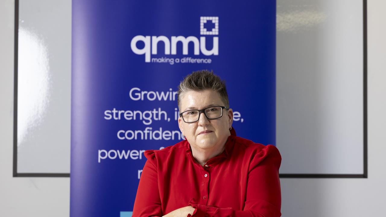 Queensland Nurses and Midwives’ Union secretary Sarah Beaman is calling for more support for nurse and midwife managers. Picture: Richard Walker