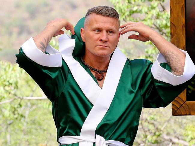 Mundine has nicknamed his rival ‘Dunny’ Green. Picture: Nigel Wright/Channel 10