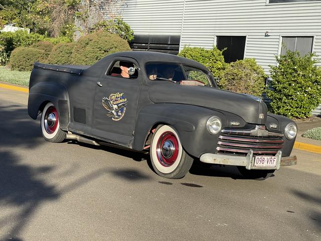 This Ford ute was just one of the stunning vehicles at the formal.