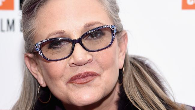 Carrie Fisher revealed she had an affair with Harrison Ford. Picture: Dimitrios Kambouris/Getty Images