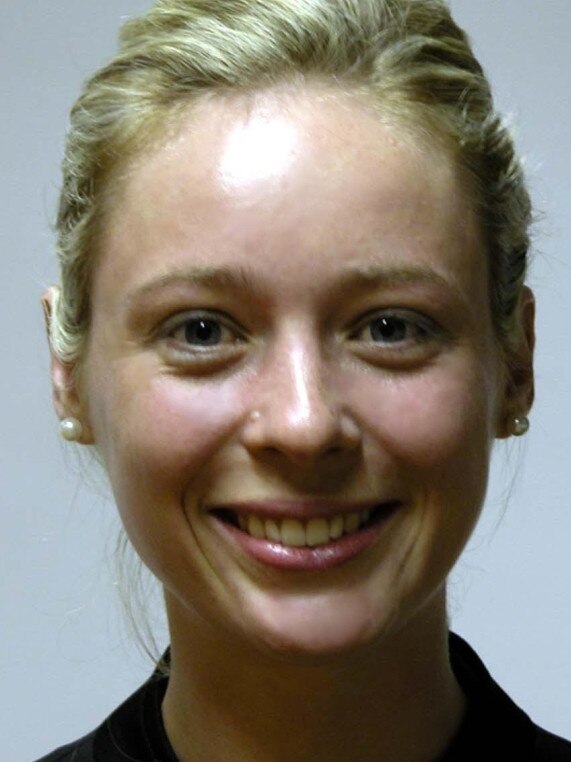 Rachael Collins pictured at the time she commenced as then Justice Heydon's associate in 2005.