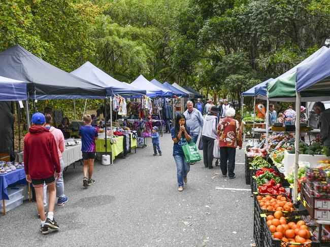 The Rotary Charity Markets held at Tondoon Botanic Gardens, Gladstone.