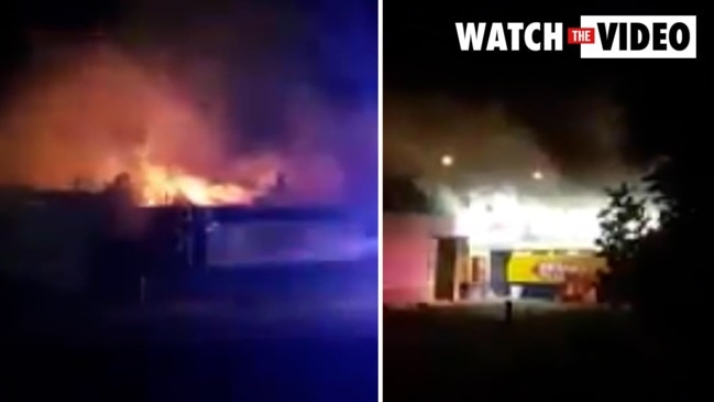 Capalaba business fire