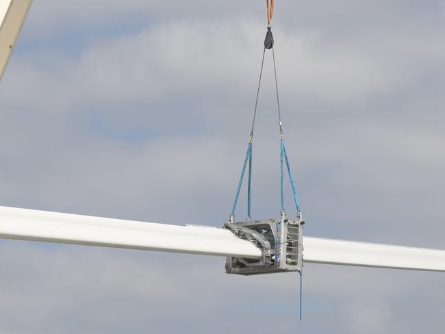 Key upgrades will be needed to support renewable energy imports like the wind turbine blades. Picture: Alan Barber